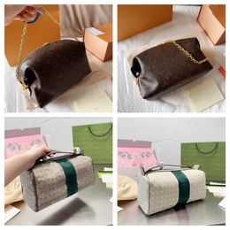 Cosmetic Bag & Case M46458 Designer Canvas COSMETIC POUCH Crossbody Handbag Tote Hobo Clutch Satchel Wallet Card Holder Pochette Ophidia NICE Make up Travel Toiletry