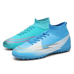 Youth High Top Soccer Shoes TF AG Football Boots Fashion Sneakers Kids Training Shoes For Women Men