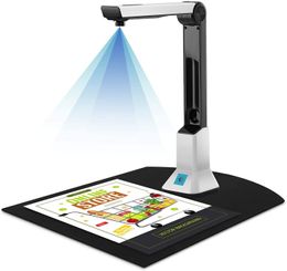 Scanners Document Camera Scanner for Teachers Portable Book Capture Size A4 8MP HD Professional Po File 230808