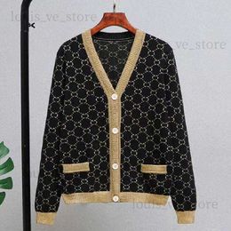 Pullovers Luxury Brand women Sweater Coat Retro Shirt Cheque Long Sleeve Single Breasted Plaid Loose Knit Cardigan Tide Ladies T230808