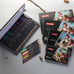 Painting Pens 364872100Colors Watercolor Pencils Premium Soft Core lapis de cor Professional Soluble color Pencil for Art School Supplie 230807