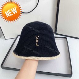 Wide Brim Hats Bucket Luxury Hat Designer Knit And Caps Y Letter Casquette Dress Beanies Beach Sunhats For Women Mens 2023 518ess