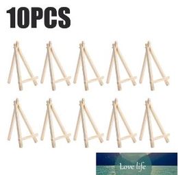 10pcs/set Classic Wooden Mini Easel Stands Table Card Stand holder Small Picture Display Stand for Home Party Wedding Decoration