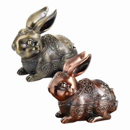 Ashtray Holder Decor Ornaments Rabbit Statue for Bedroom Home Decoration Ornament Holiday Gifts HKD230808