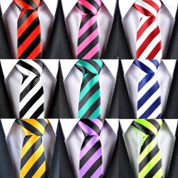 Bow Ties Classic Luxury 5cm Men's Tie Silk Jacquard Woven Plaid Cheque Striped Cravatta Man Bridegroom Business Necktie Accessories