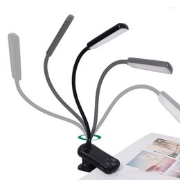 Table Lamps Reading Lights For Books Book With Lamp Portable And Rechargeable Clamps Camping