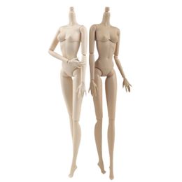 Doll Bodies Parts High Quality Kids Toy 16 11 Jointed DIY Movable Nude Naked Doll Body For 11.5" Dollhouse DIY Body Doll Accessories Gifts 230807