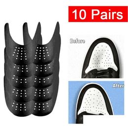 Shoe Parts Accessories 10 Pairs Anti Wrinkle Toe Caps Protector For Sneakers Support Stretcher Expander Creased Shoes Tree Wholesale Drop