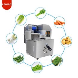 Commercial Vegetable Cutting Machine For Brassica Spinach Lettuce Cabbage Slicer Cutter Machine