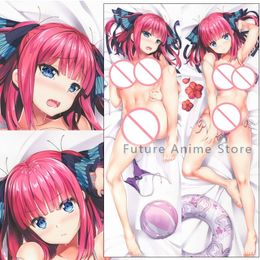 Pillow Case Nakano Nino The Quintessential Quintuplets Anime Doublesided Print Lifesize Body 230807