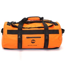 School Bags 30L90L Waterproof Kayak Duffel Bag Dry Saddle Luggage Storage Beach Rafting Motorcycle Travel Camping Swimming XA330Y 230807