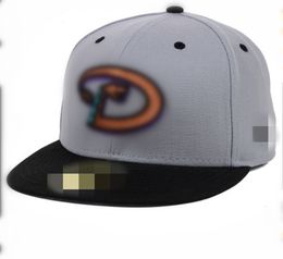 Men New Design Hip Hop Snapback Arizona Flat Peak Full Closed Caps All Team Fitted Hats in Size 7- 8 H5-8.8