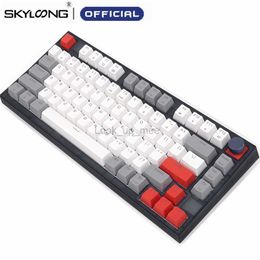 SKYLOONG GK75 Mechanical Keyboard Optical Switch Hot Swappable PBT Keycap Wired One Backlight Keyboards for Programmable WIN MAC HKD230808