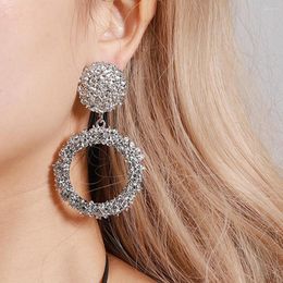 Stud Earrings Women's Earring Geometric Big Statement Drop Boho Dangle Charm Elegant Round