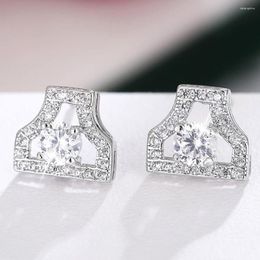 Stud Earrings Delicate Geometry Temperament Fashion Design Sense Of Cool Wind Earings Luxury Niche Senior Jewelry For Women Orecchini