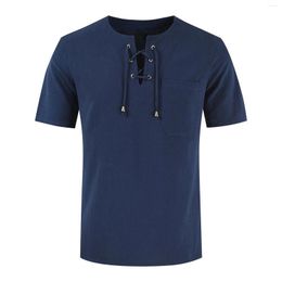 Men's Casual Shirts And Blouses Skilled Tees Shirt Stays For Men Handsome Short Sleeves &