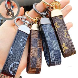 High Quality Keychain Luxury Men'S Fashion Brand Designer Zinc Alloy Letter Keyring Womens Buckle lovers Classic Exquisite Go2046