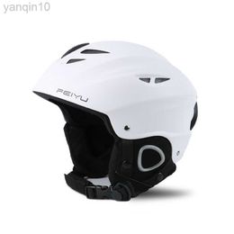 Ski Helmets Men Women Ski Helmet Ultralight Skiing Helmet CE Certification ABS+EPS Kids Skateboard Snow Ice Sports Helmet 52-59cm 7 Colours HKD230808