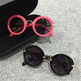 Sunglasses Frames pattern Baby Girls Brand Designer UV400 Protection Boys metal rimmed Cool Goggles 230807