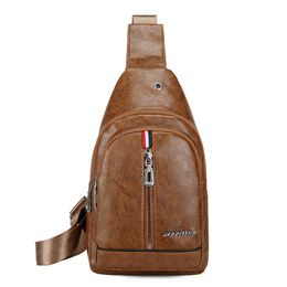 HBP 2023 new single shoulder bag men's cross body waterproof men satchel casual chest bags mens brown backpack fashion trend small backpacks