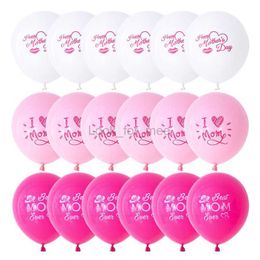 10pcs 12inch Happy Mother's Day Father's Day Latex Balloon Father Mother Day Party Decorations I Love Mom Dad Printed Balloons HKD230808