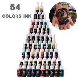 Other Permanent Makeup Supply 5ml Color mixing Tattoo Ink Semi Permanent Natural Plant Pigment Makeup Professional Tattoos Ink Pigment For Body Art Paint 230807