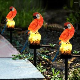 Garden Solar Lamp Parrot Lawn Light Lights Waterproof Led Outdoor Decoration