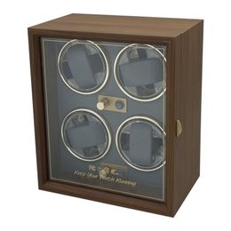 Watch Winders Watch Winder For Automatic Watches Box Mechanical Watches Rotator Holder Wood Case Winding Cabinet Storage Luxury Display Boxes 230807