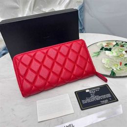 Brand Channel Clutch bag Designer Brand Wallets Card Bag 2023 New Women's Fashion Texture Purse Multi-functional Portable Everything Zipper Wallet Factory Sales