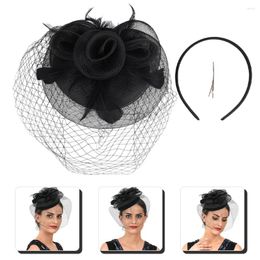 Bandanas Cocktail Hat Bridal Headdress Banquet Headwear Women Wedding Fascinator Headband