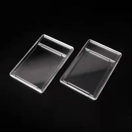 Star Card Acrylic Box Wholesale Card Clip Game Card Cover Bouble-Sided Transparent Gift Boxes LX4976