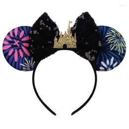 Valentines Day Sequins Mouse Ear 2024 Hairband - High-Quality Cosplay Headband Snowflake Winter Edition - Ideal for Girls Party Festival