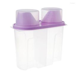 Storage Bottles H7EA Plastic Kitchen Food Cereal Grain Bean Rice Box For CASE Container Dispe