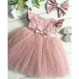 Girl's Dresses Gaun Putri Anak Perempuan Anak-anak Balita 2-7 Gaun Tutu Pesta Ulang Pernikahan Tulle Renda Baju Anak-anak Kontes Kostum Anak