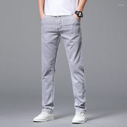 Men's Jeans 2023 Spring Summer Classic Style Stretch Casual Pants Denim Men Business Straight Brand Trousers Male