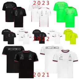 F1 Formula One racing suit men's plus-size fans' T-shirts leisure sports quick-drying team clothes men's wear can be customized.
