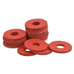 100pcs M2 M2.5 M3 M3.5 M4 M5 M6 M7 M8 M10 M12 Insulation Plain Gasket Ring Red Steel Paper Fiber Insulating Flat Washer Customization Available