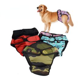 Dog Apparel Large Diaper Sanitary Physiological Pants Washable Female Underwear Pets Dogs Supplies forudesigns dog underwear 230807