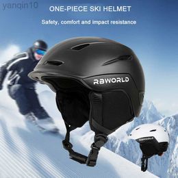 Ski Helmets Skiing Helmet Autumn Winter Adult and Children New Cycling Snowboard Skateboard Snow Sports Safety Ski Helmets Skiing Equipment HKD230808