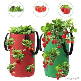 Planters Pots Tanaman Stroberi Gantung untuk Taman Menanam Sayuran Menanam Stroberi Bunga Pot Tanaman Rumah R230808