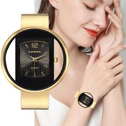 Wristwatches Sdotter Women Watches 2023 Bracelet Watch Gold Silver Lady Dress Fashion Quartz Clock Bayan Ko