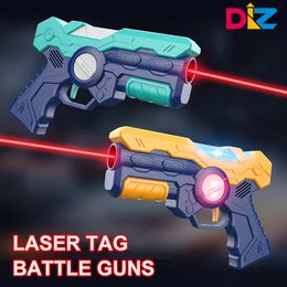 Gun Toys Kids Laser Tag Toy Guns Electric Infrared Gun For Child Laser Tag Battle Game Toys Weapon Pistols Gift For Boys Outdoor Games 230807