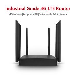 Routers DBIT Industrial Grade 4G Wifi Router Metal LET With SIM Card Broadband Automatic Switching 30 Machines Support VPN 230808