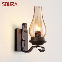 Wall Lamp SOURA Indoor Lamps Retro Fixtures LED Classical Creative Loft Lighting Sconces For Home