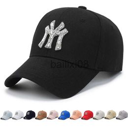 Ball Caps Women Baseball Cap Simulation Rhinestones Designer Luxury Men Fashion Outdoor Sun Caps Couple Adjustable Tide Hip Hop Hat DP078 J230807