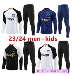 2023 24 CFC Soccer ADULT CHELSE TRACKSUIT Long sleeve kids kit Tracksuit PULISIC 22 23 2MOUNT HAVERTZ STERLING JORGINHO training SUIT KOULIBALY KANTE Track SETS