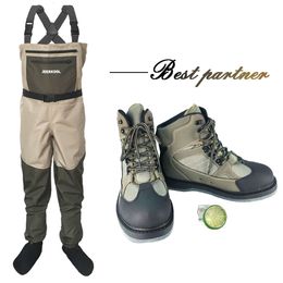 Other Sporting Goods Fly Fishing Suits Clothings Wading Shoes Fish Set Breathable Rock Waders Felt Sole Boots Hunting Pants Good JEERKOOL 230807