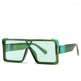 Sunglasses Polarised Light One-piece 2135 Modern Retro For Men And Women Square UV400