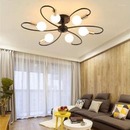 Ceiling Lights Silver Lamp Led Living Room Bedroom Entrance Lamp.