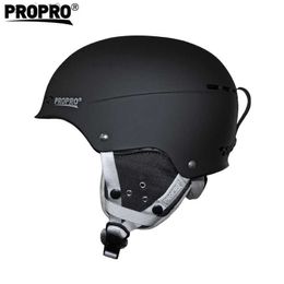 Ski Helmets PROPRO breathable and dry professional ski helmet safe and fashionable sports equipment ski protective gear snow helmet HKD230808